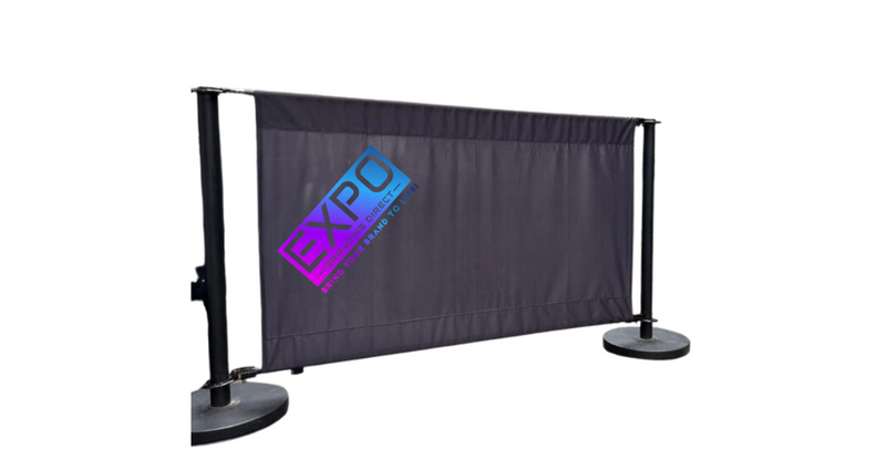 Branded Café Barrier Banner