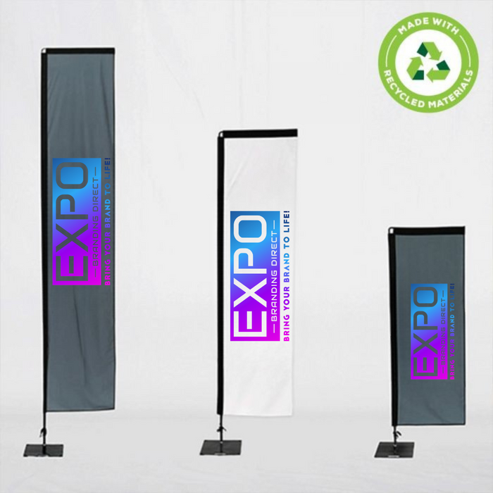 Standing Custom Event Flags Event Hanging Flags - Quick Setup Display | Portable Design ...