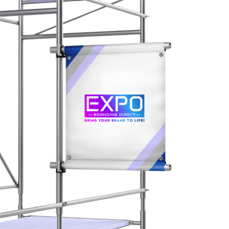 Expo Branding Scaffolders Rig Banner