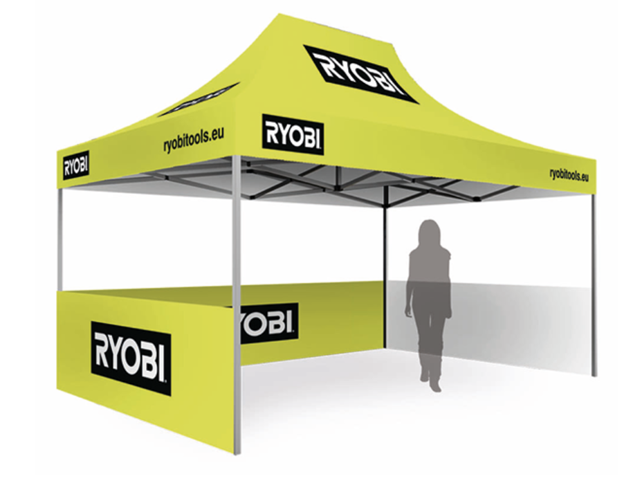 Branded Heavy Duty Gazebo - Expo Vision Package