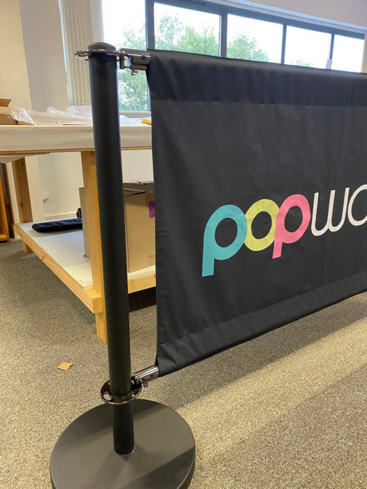 Branded Café Barrier Banner